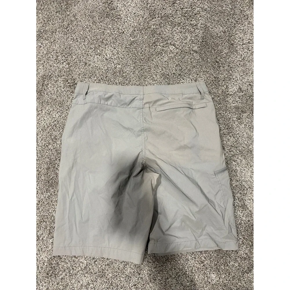 Weatherproof Vintage Utility Shorts Mens 36 Grey Excellent Stretch Cargo Pocket